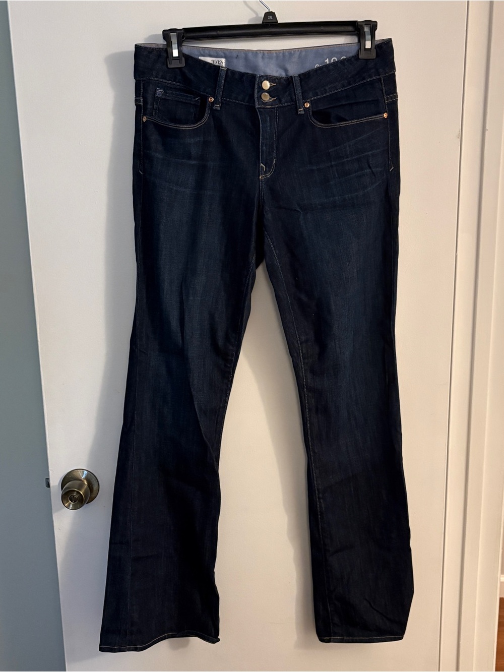 GAP Low Rise Dark Blue Boot Cut Jeans